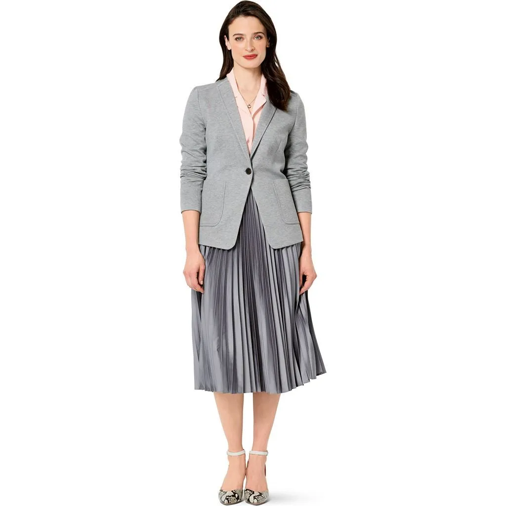 Burda Style Pattern B6273 Misses' Jackets, Half Lined and Designed for Stable Knits