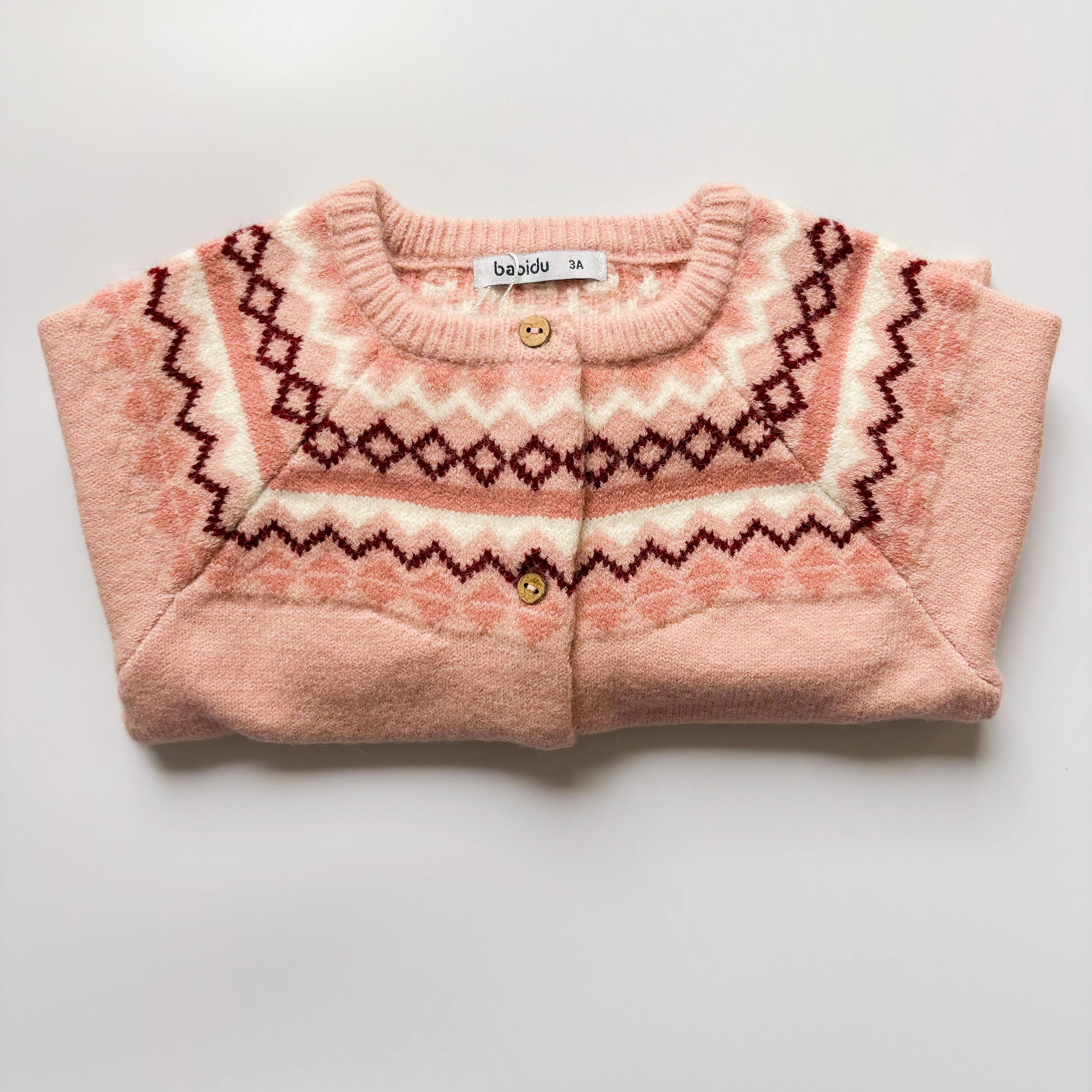 Cardigan - Pink Nordic