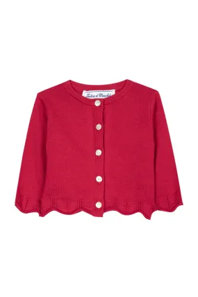 Cardigan - Soft red