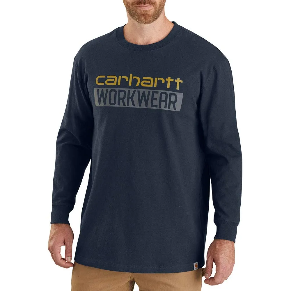 Carhartt 104431 Men's Relaxed Fit Heavyweight Long-Sleeve Workwear Graphic T-Shirt