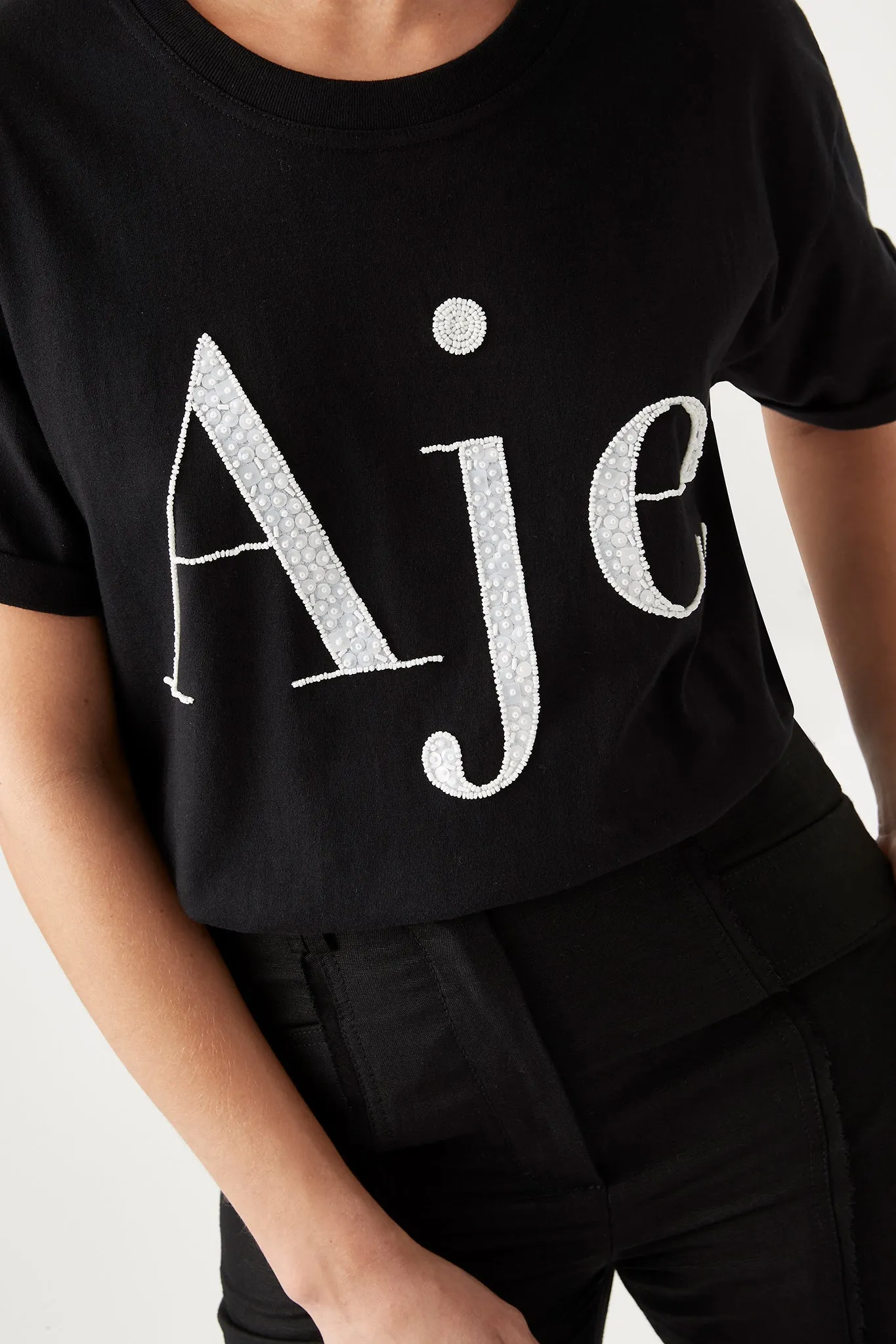 Classic Embellished Logo Tee