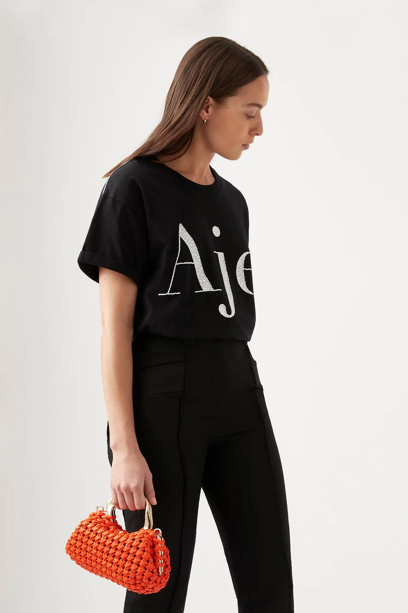 Classic Embellished Logo Tee