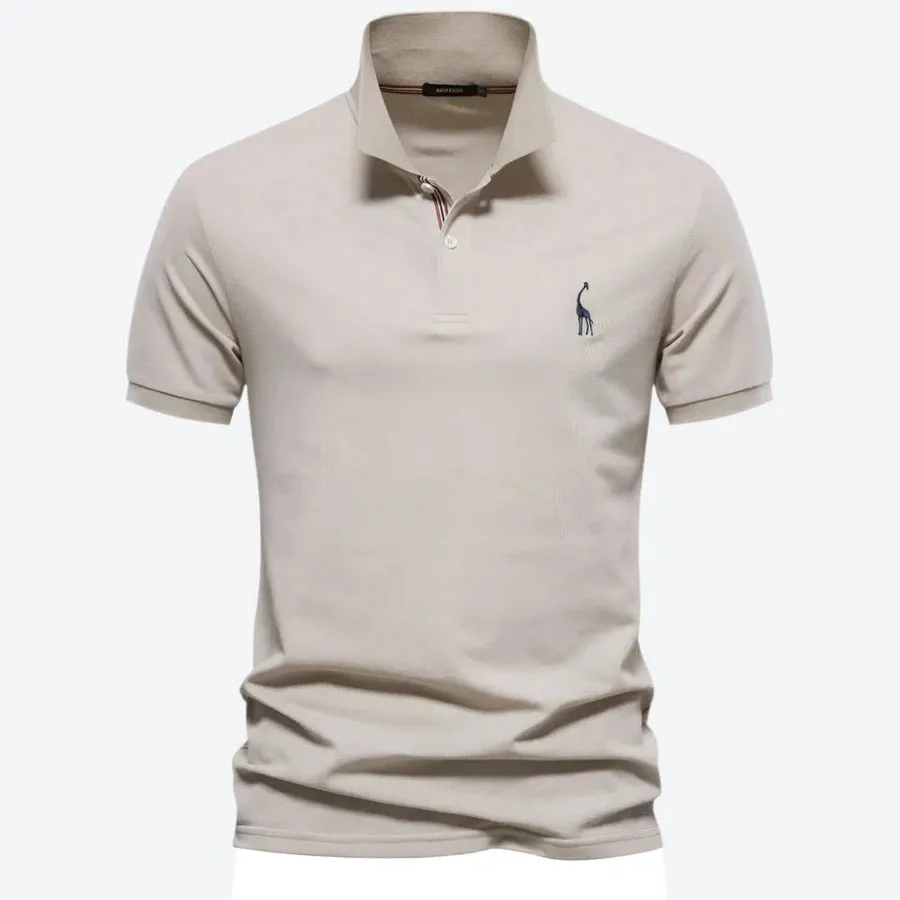 Classic Embroidered Slim-Fit Polo Shirts