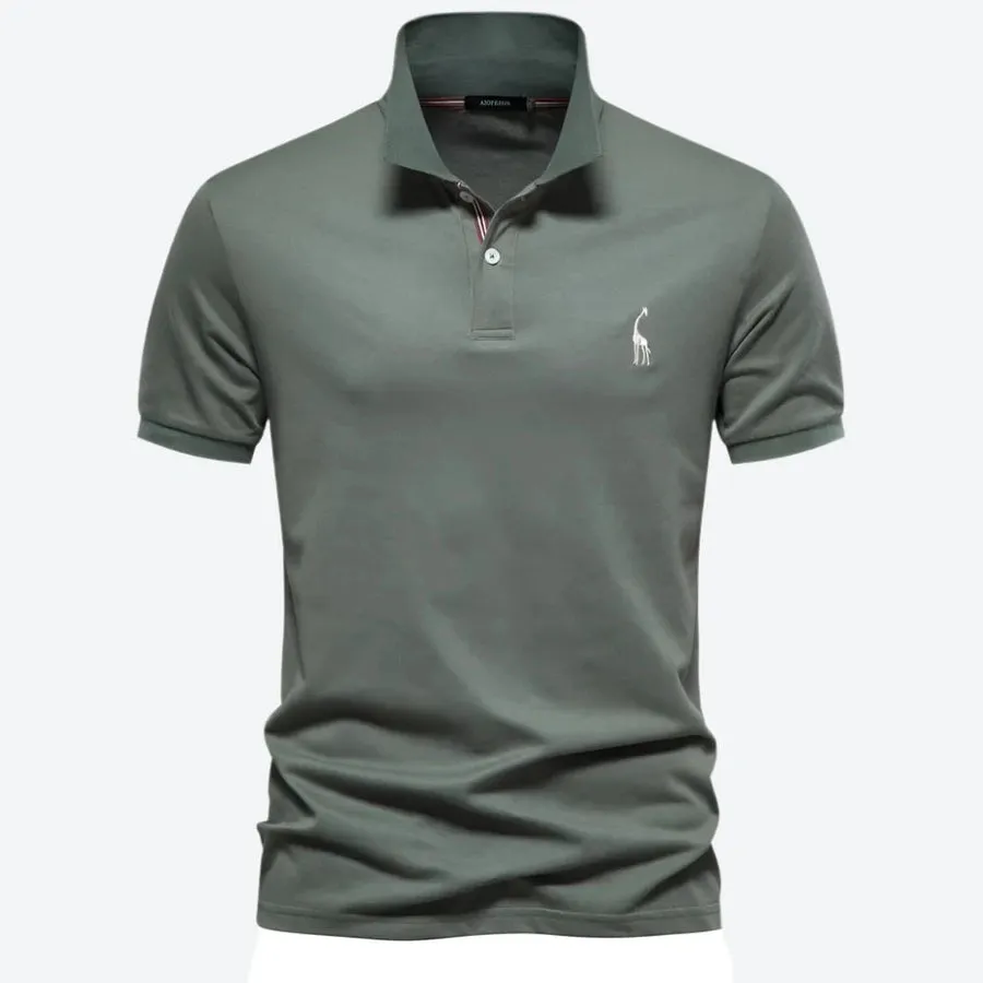 Classic Embroidered Slim-Fit Polo Shirts