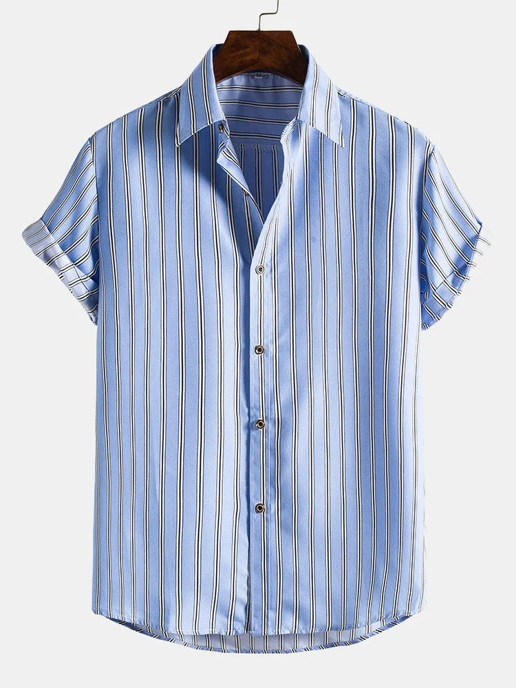 Classic Stripes Thin Shirts