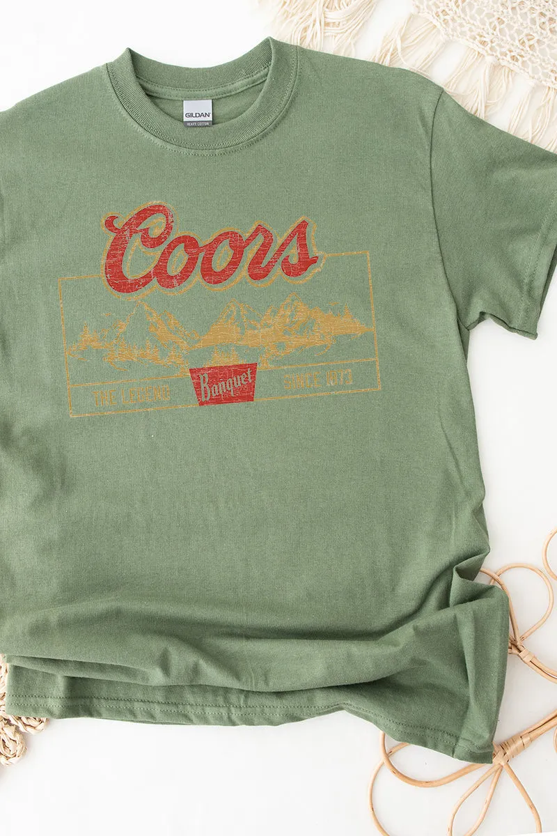 Coors Mountains Short Sleeve Relaxed Fit T-Shirt