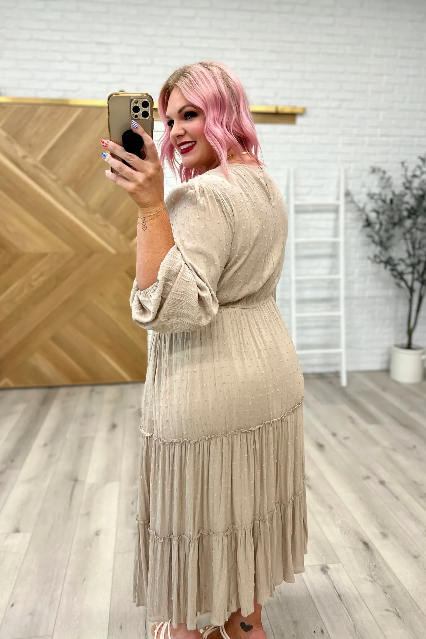 Easy Come, Easy Go Tiered Midi Dress