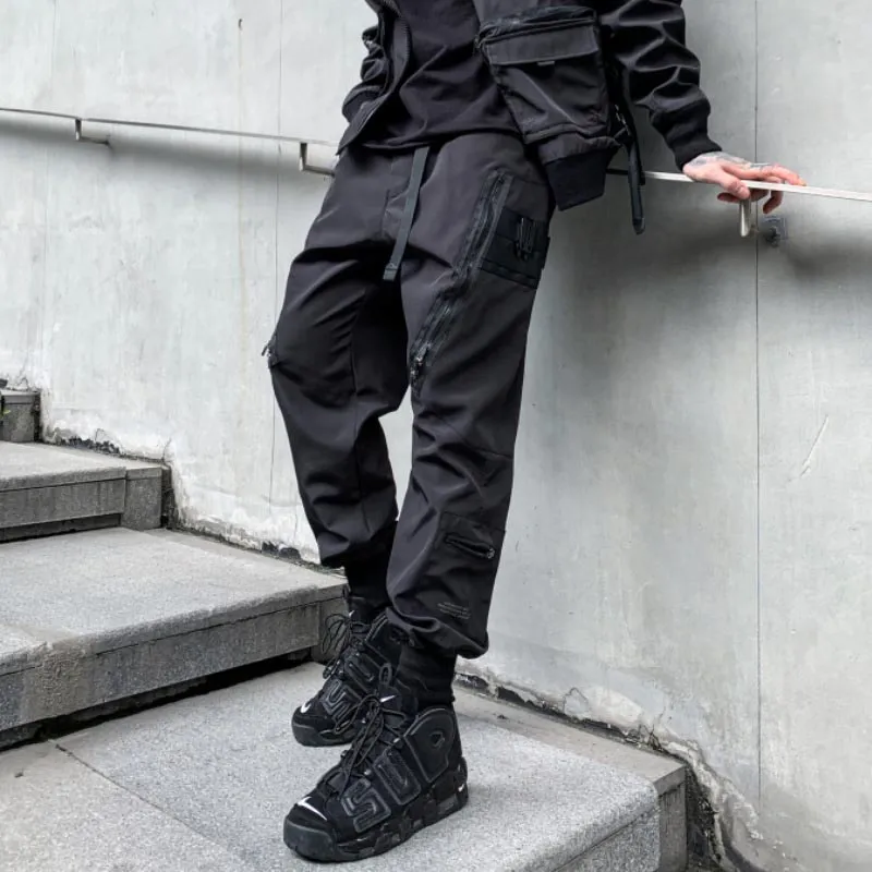 Functional Side Zipper Casual Cargo Pants