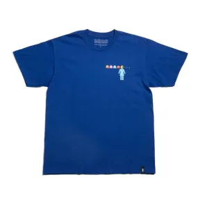 Girl x Pac-man OG Pac-man Maze S/S Tee - Royal