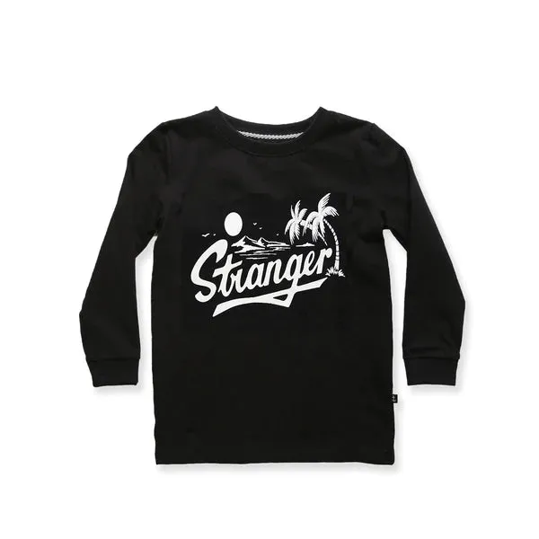 Hello Stranger Stranger LS Tee - Black