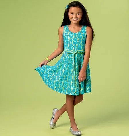 M6915 Girls' Dresses | Easy