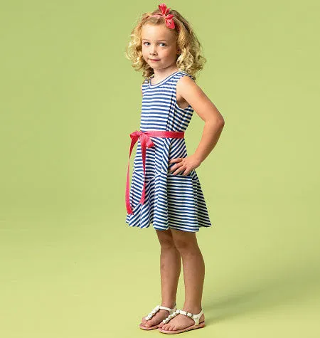 M6915 Girls' Dresses | Easy