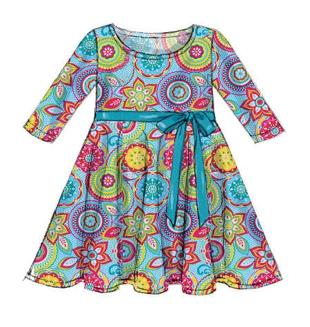 M6915 Girls' Dresses | Easy