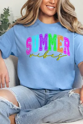 Neon Summer Vibes Short Sleeve Relaxed Fit T-Shirt