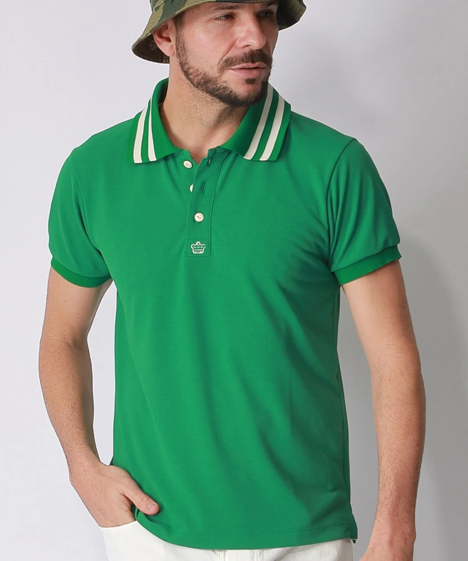 RE:DRY CLASSIC POLO SHIRTS / GREEN