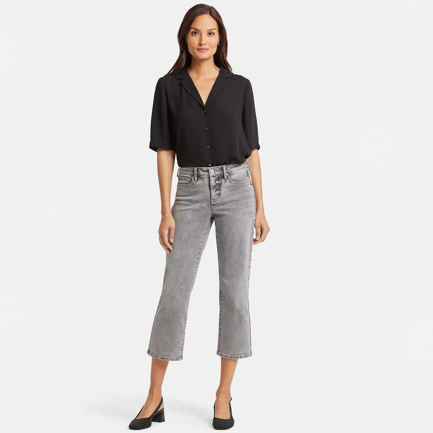 Relaxed Piper Crop Jeans - Creekside