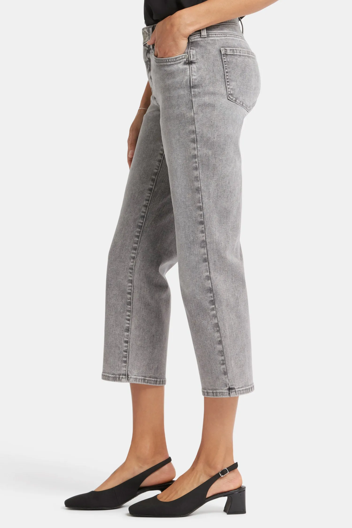 Relaxed Piper Crop Jeans - Creekside