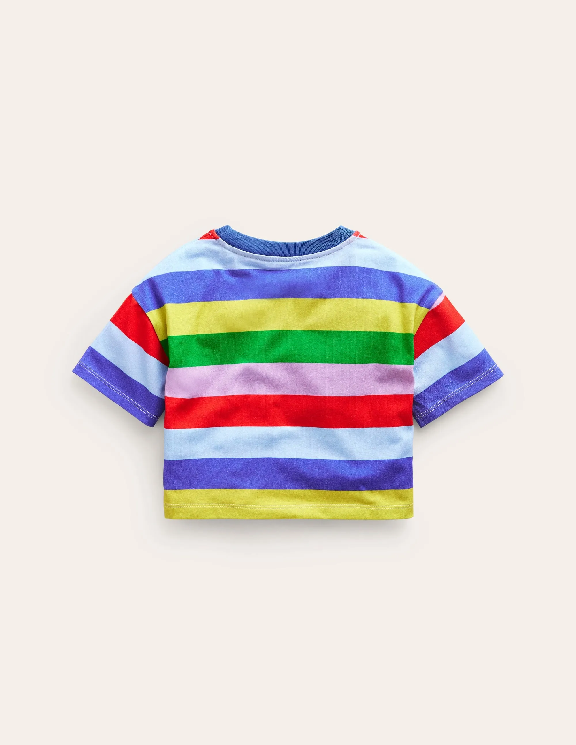 Relaxed T-shirt-Multi Stripe