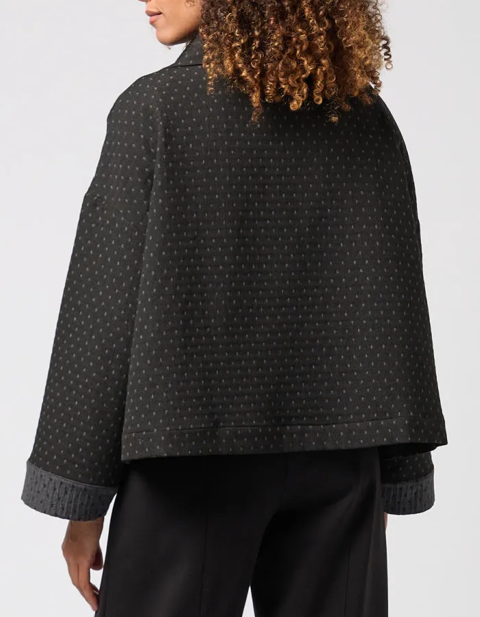 Sahara Square Jacquard Boxy Jacket