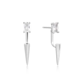 Silver Point Stud Ear Jackets