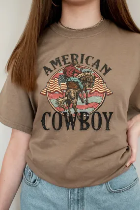 Vintage American Cowboy Short Sleeve Relaxed Fit T-Shirt