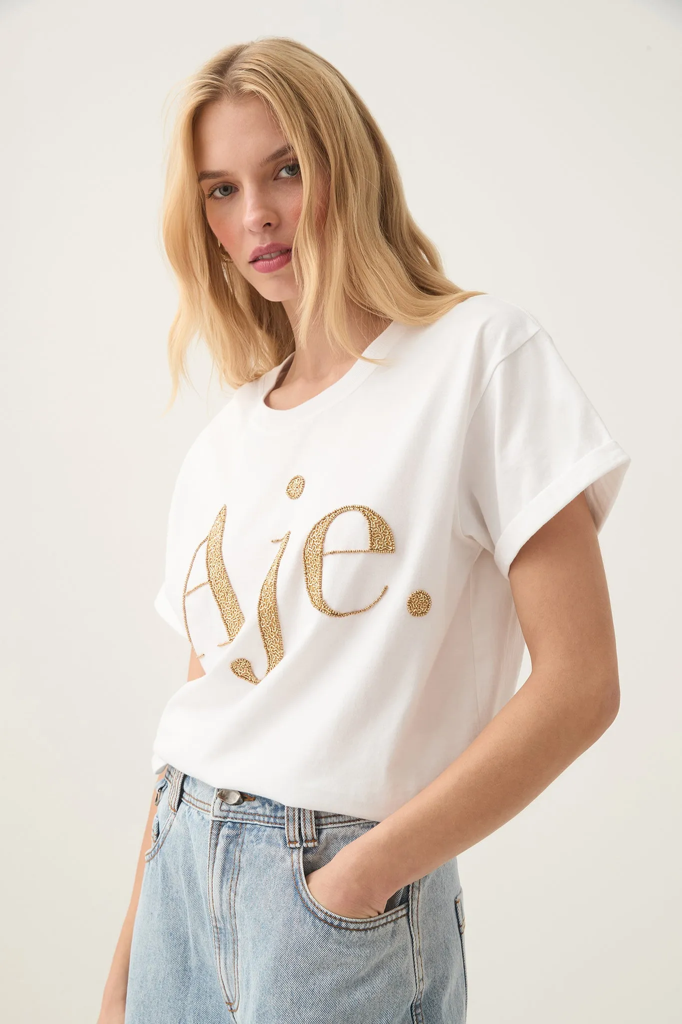 Within Embellished Logo Tee