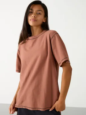 Womens Heritage SS Tee | Choc